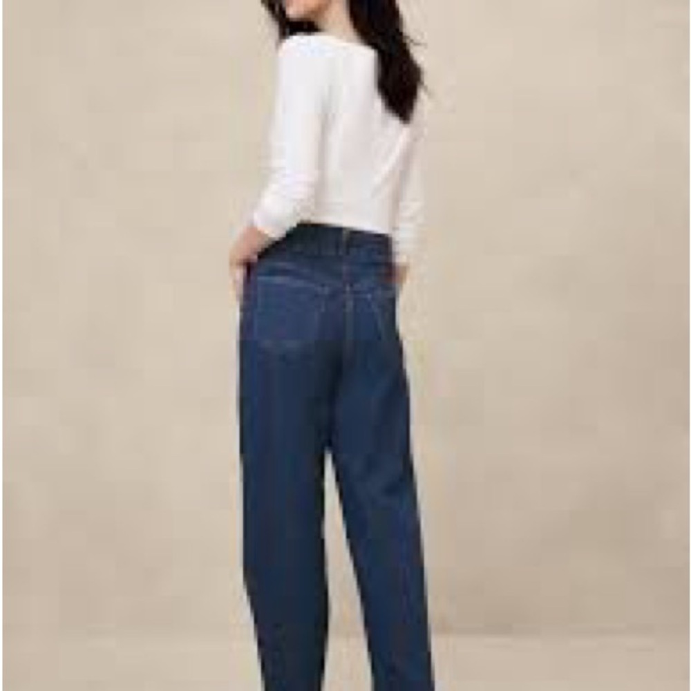 Banana Republic Ultra High-Rise Straight Leg Jeans